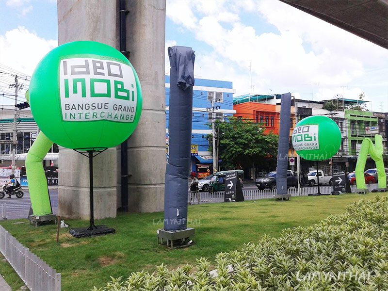 บอลลูนโฆษณา บอลลูนขาตั้ง โดยลำไยไทย — balloon-ad16