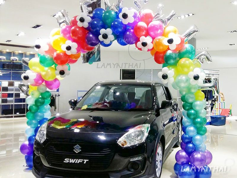 ลูกโป่งตกแต่งงานอีเวนต์ โดยลำไยไทย — balloon-arch10