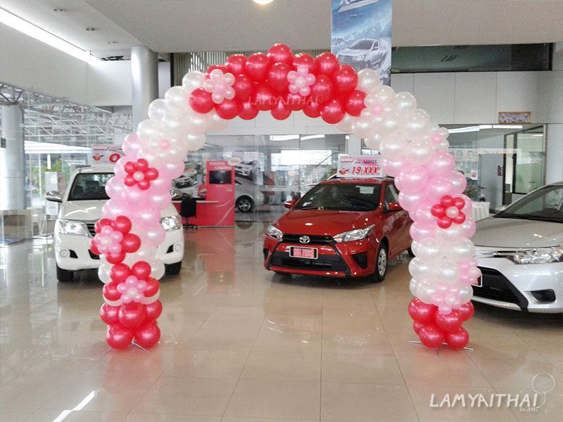ลูกโป่งตกแต่งงานอีเวนต์ โดยลำไยไทย — balloon-arch14