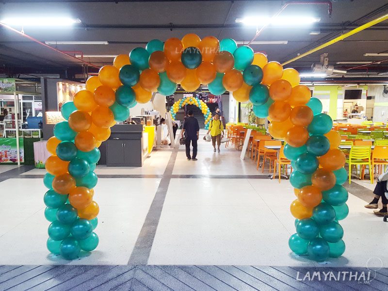 ลูกโป่งตกแต่งงานอีเวนต์ โดยลำไยไทย — balloon-arch18