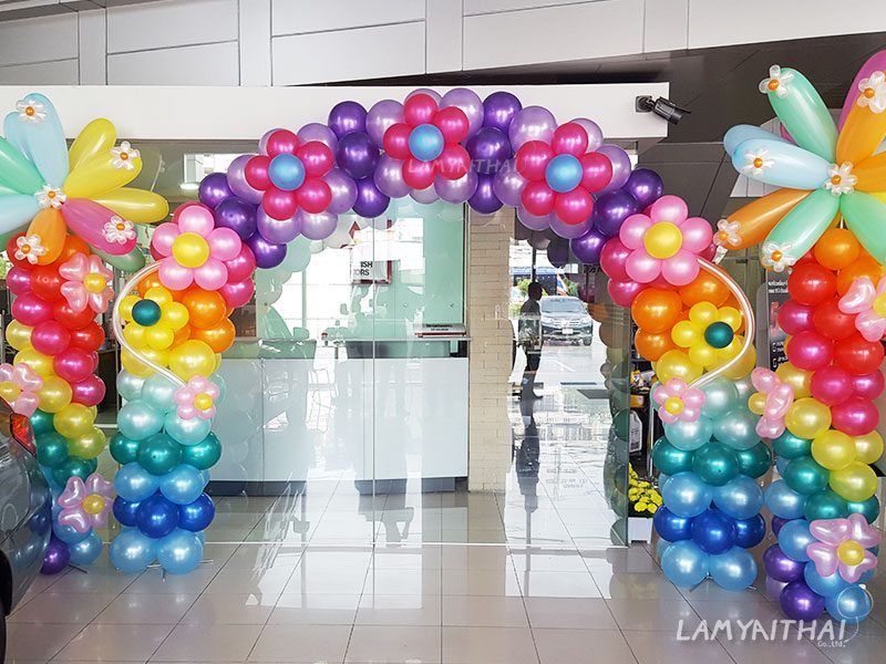 ลูกโป่งตกแต่งงานอีเวนต์ โดยลำไยไทย — balloon-arch20