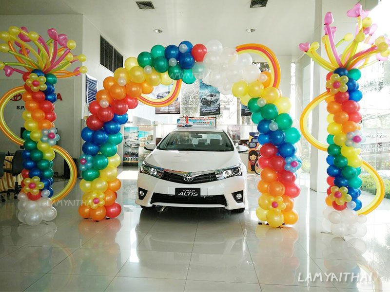ลูกโป่งตกแต่งงานอีเวนต์ โดยลำไยไทย — balloon-arch23