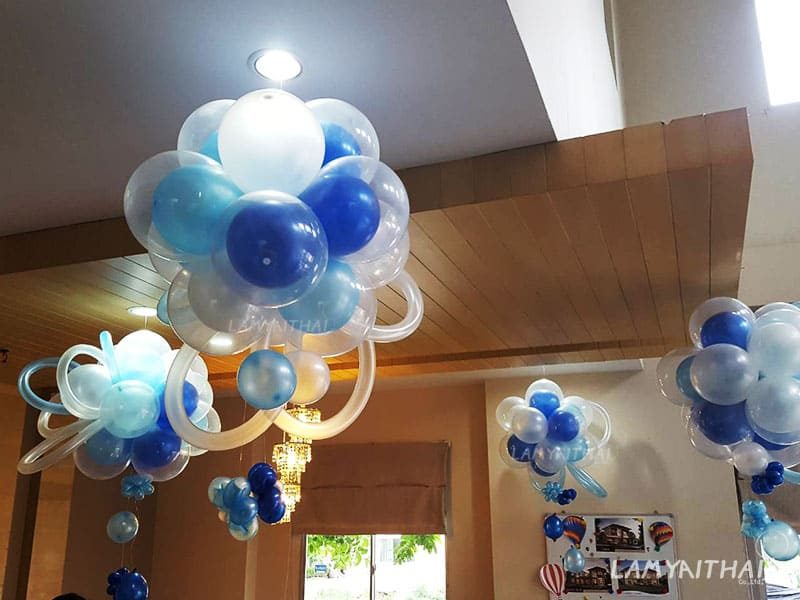 ลูกโป่งตกแต่งงานอีเวนต์ โดยลำไยไทย — balloon-clu1