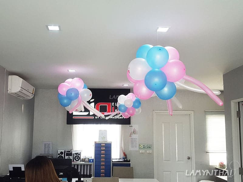 ลูกโป่งตกแต่งงานอีเวนต์ โดยลำไยไทย — balloon-clu6