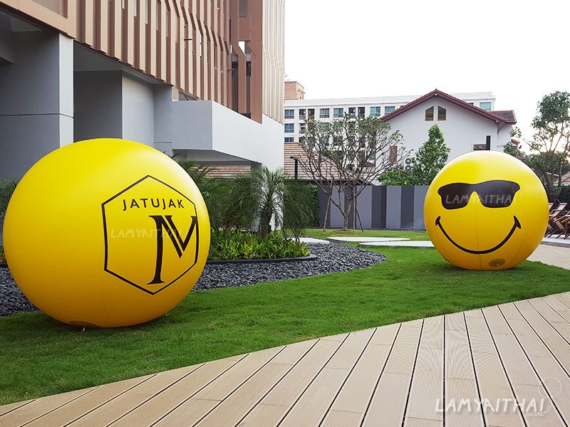 บอลลูนโฆษณา บอลลูนขาตั้ง โดยลำไยไทย — balloon-floor4