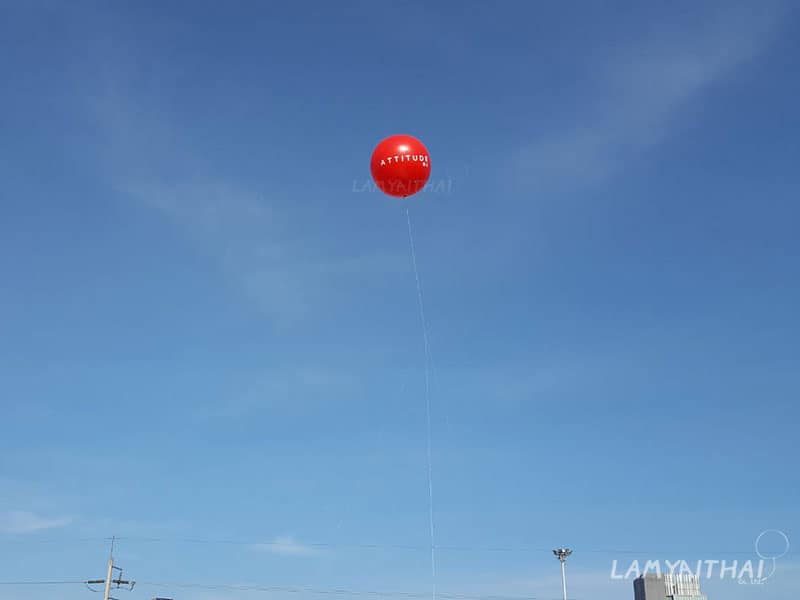 บอลลูนโฆษณา บอลลูนขาตั้ง โดยลำไยไทย — balloon-helium-ad2