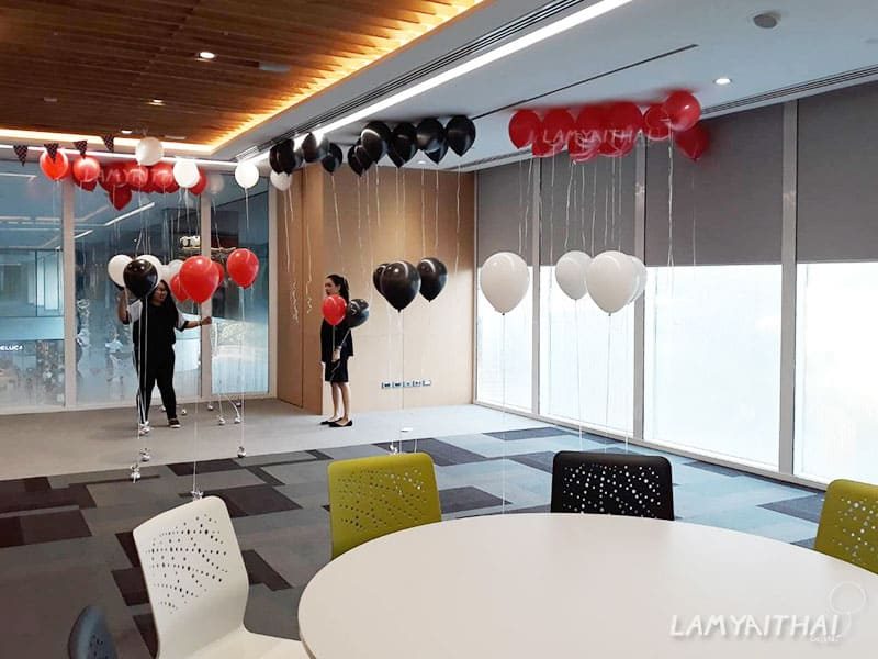 ลูกโป่งตกแต่งงานอีเวนต์ โดยลำไยไทย — balloon-helium-decor3