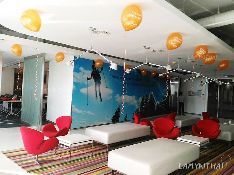 ลูกโป่งตกแต่งงานอีเวนต์ โดยลำไยไทย — balloon-helium-decor6