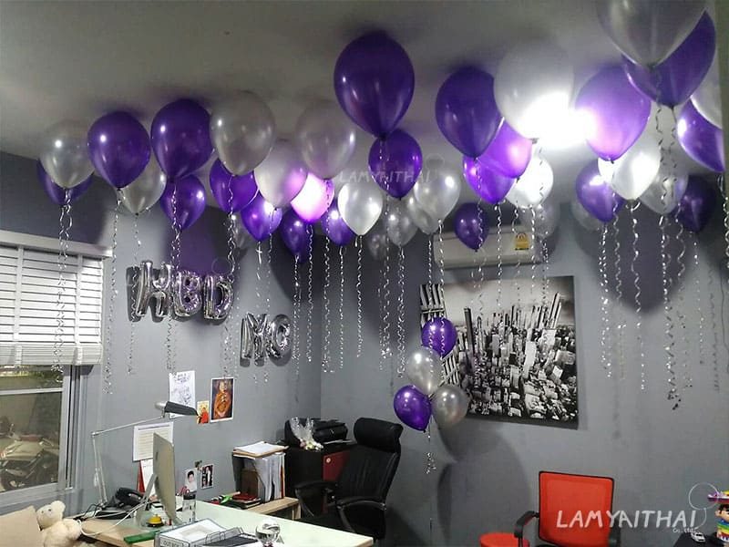 ลูกโป่งตกแต่งงานอีเวนต์ โดยลำไยไทย — balloon-helium-decor7
