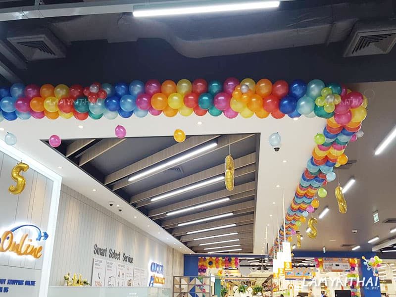 ลูกโป่งตกแต่งงานอีเวนต์ โดยลำไยไทย — balloon-line2