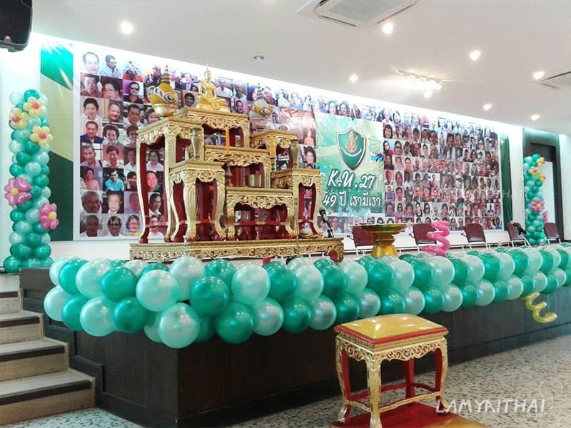 ลูกโป่งตกแต่งงานอีเวนต์ โดยลำไยไทย — balloon-line8