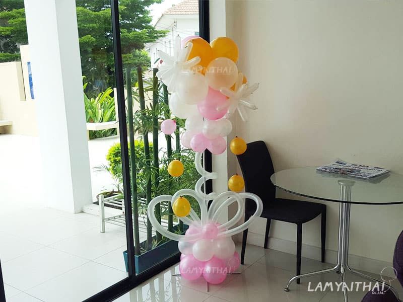 ลูกโป่งตกแต่งงานอีเวนต์ โดยลำไยไทย — balloon-tree3