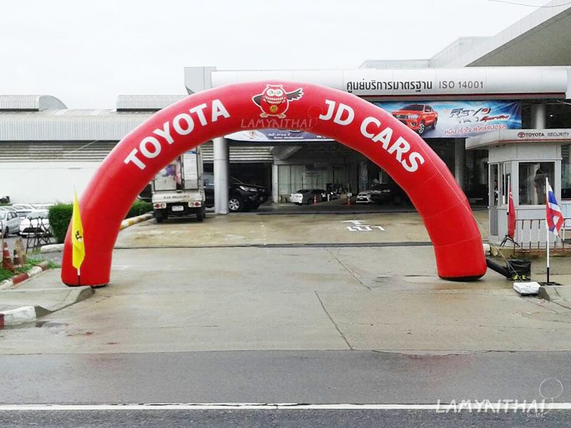 ซุ้มพองลม โดยลำไยไทย — inflasble-12